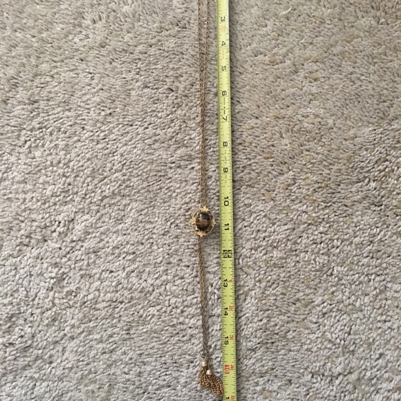 Vintage necklace with brown stone - Picture 5 of 9